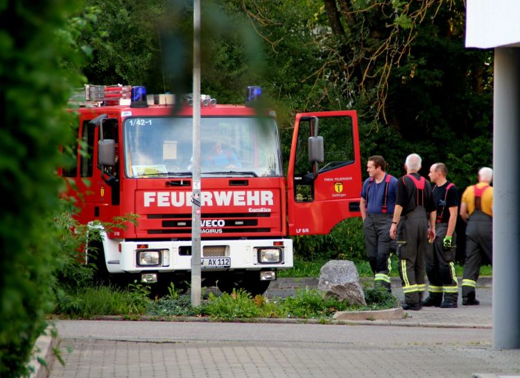 Die Feuerwehr rückt an ...