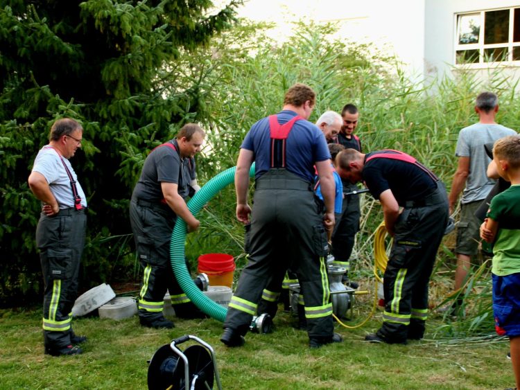 Das Auspumpen kann losgehen! ... und schon bald kann das neue Projekt gestartet werden